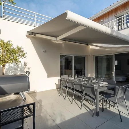 Maison Moderne 155m² - 10 Pers - 500m - Jacuzzi Optionnel - Fr-1-319-586 度假居 比斯卡罗斯