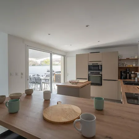 Maison Moderne 155m² - 10 Pers - 500m - Jacuzzi Optionnel - Fr-1-319-586 Nyaraló Biscarrosse