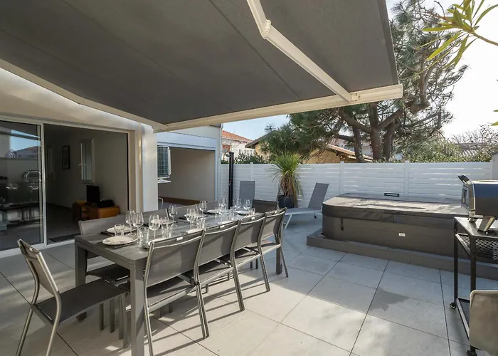 Maison Moderne 155m² - 10 Pers - 500m - Jacuzzi Optionnel - Fr-1-319-586 *