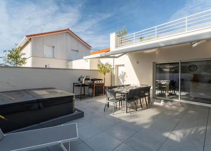 Сasa de vacaciones Maison Moderne 155m² - 10 Pers - 500m - Jacuzzi Optionnel - Fr-1-319-586 Biscarrosse